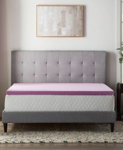 Dream Collection by Lucid 2" Lavender Memory Foam Mattress Topper, King