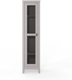 Foxcroft 18" Wide Storage Cabinet With Mesh Door