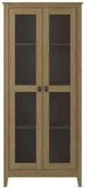 Foxcroft 31.5" Wide Storage Cabinet With Mesh Doors
