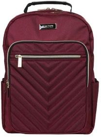 Chelsea Women's Chevron Quilted 15-Inch Laptop & Tablet Fashion Travel Backpack