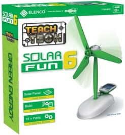 Teach Tech Solar Fun 6 Build-It-Yourself 6-In-1 Robot Stem Educational Toys