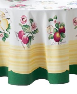 French Garden 70" Round Tablecloth