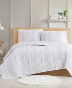 Farmhouse Stripe 2-Piece Twin Xl Quilt Set