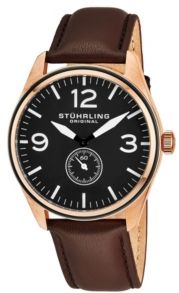 Brown Leather Strap Watch 42mm