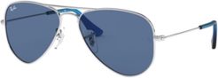 Ray-Ban Jr. Junior Aviator Sunglasses, RJ9506S 50