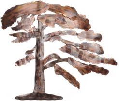 Greeting Pine Tree Wall Mountable Original Artwork, 35" x 38"