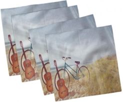 Vintage-Like Set of 4 Napkins, 12" x 12"