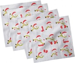 Christmas Set of 4 Napkins, 18" x 18"