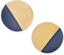 Acrylic Round Button Earrings, Created for Macy's