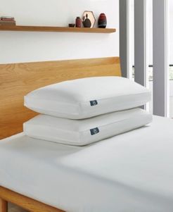 White Goose Feather And Down Fiber Bed Pillow-Side Sleeper - 2 Pack, King