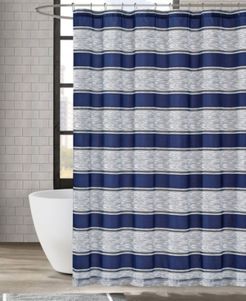 Watkins Stripe Shower Curtain, 72" x 72" Bedding