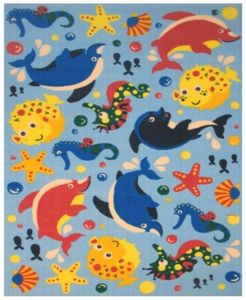 Fun Time Aquarium 19" x 29" Area Rug Bedding