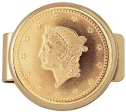 Tribute To 1 Dollar 1849 Gold Coin Money Clip