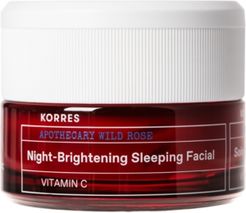 Wild Rose Night-Brightening Sleeping Facial, 1.3-oz.