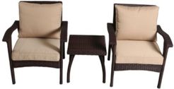 Bradley 3 Piece Outdoor Chat Set with Cushions