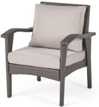 Bradley Outdoor Armchair with Cushions, Set of 2