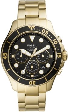 Chronograph Fb-03 Gold-Tone Stainless Steel Bracelet Watch 46mm