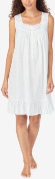 Cotton Woven Chemise Nightgown