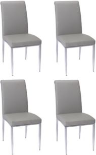 Alexis Rolled-Back Side Chair, Set of 4