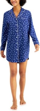 Sueded Super Soft Knit Sleepshirt Nightgown, Created for Macy's