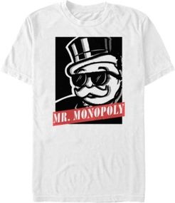 Mr Monopoly Graphic Poster Short Sleeve T-Shirt