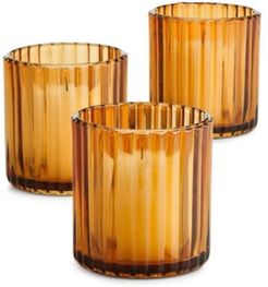 Closeout! Martha Stewart Set of 3 Glass Votives, Created for Macy's