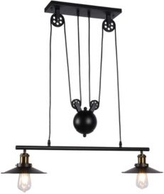 Darleen 9" 1-Light Indoor Pendant Lamp with Light Kit