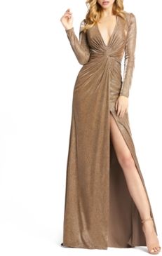 Twist-Front Gown