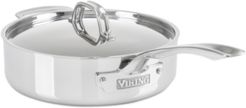 3-Ply Stainless Steel 3.4-Qt. Covered Saute Pan