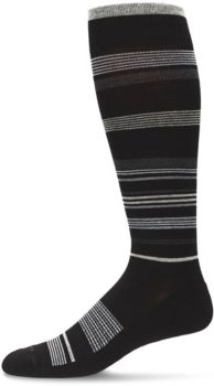 Wellfit Striped Cotton Compression Socks