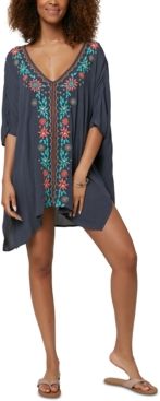 Juniors' Morgan Embroidered Cover-Up Women's Swimsuit