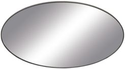 Contemporary Wood Wall Mirror, 31.38" H x 17.88" L
