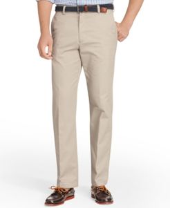 American Straight-Fit Flat Front Chino Pants