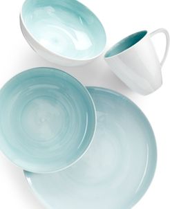 Savona Teal 4-Piece Place Setting