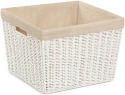 Honey-Can-Do Parchment Cord Basket with Liner