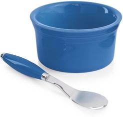 2-Piece Lapis 8 oz. Dip Bowl and Spreader Set