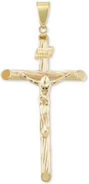 Crucifix Cross Pendant in 14k Gold