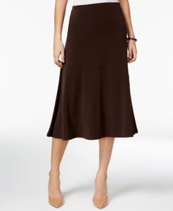 Petite Diagonal-Seam Midi Skirt, Created for Macy's