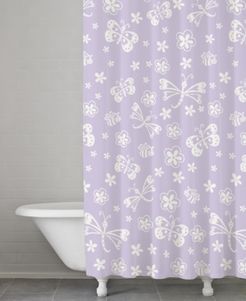 100% Cotton Mariposa Shower Curtain Bedding