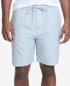 Windowpane Plaid Cotton Pajama Shorts