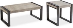 Ainsworth Table Furniture Set, 2-Pc. Set (Coffee Table & End Table), Created for Macy's