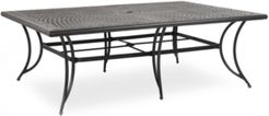 Cast Aluminum 84" x 60" Outdoor Dining Table, Created for Macy's