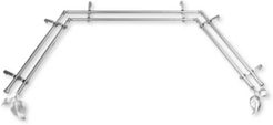 Ivy 13/16" Double Bay Window Curtain Rod 20"-36", 38"-72"