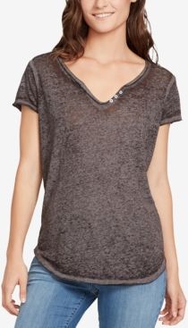 Cooper Button-Trim T-Shirt