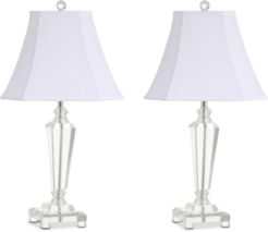 Set of 2 Lilly 24.5" Crystal Table Lamps