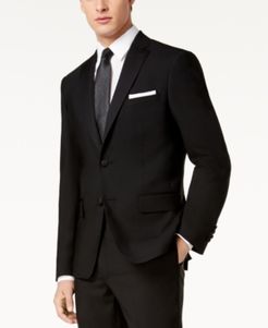 Slim-Fit Black Tuxedo Suit Jacket