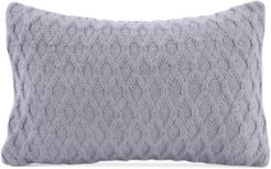 Diamond-Knit 12" x 18" Decorative Pillow