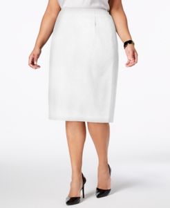 Plus Size Skimmer Skirt