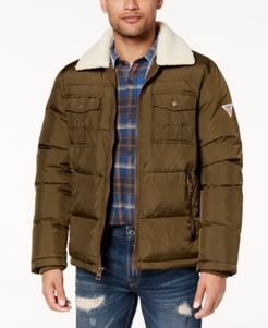 Quilted Jacket with Fleece Collar