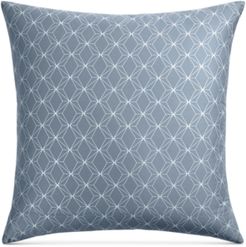 Closeout! Hotel Collection Cascade Cotton 400-Thread Count Blue European Sham, Created for Macy's Bedding